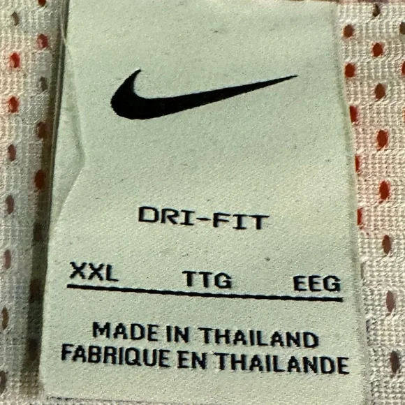 Nike Men's Orange and Gray Patterned Shirt - Picture 6 of 12